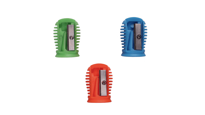 Sacapuntas Plástico 3 unidades 1