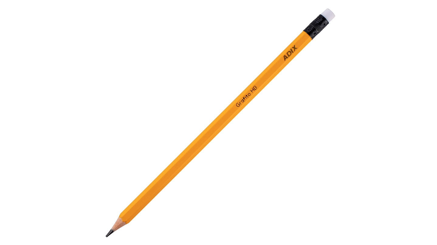 Lápiz Grafito HB Nº2 con  Goma de Borrar 2