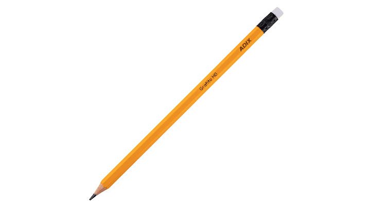 Lápiz Grafito HB Nº2 con  Goma de Borrar 2