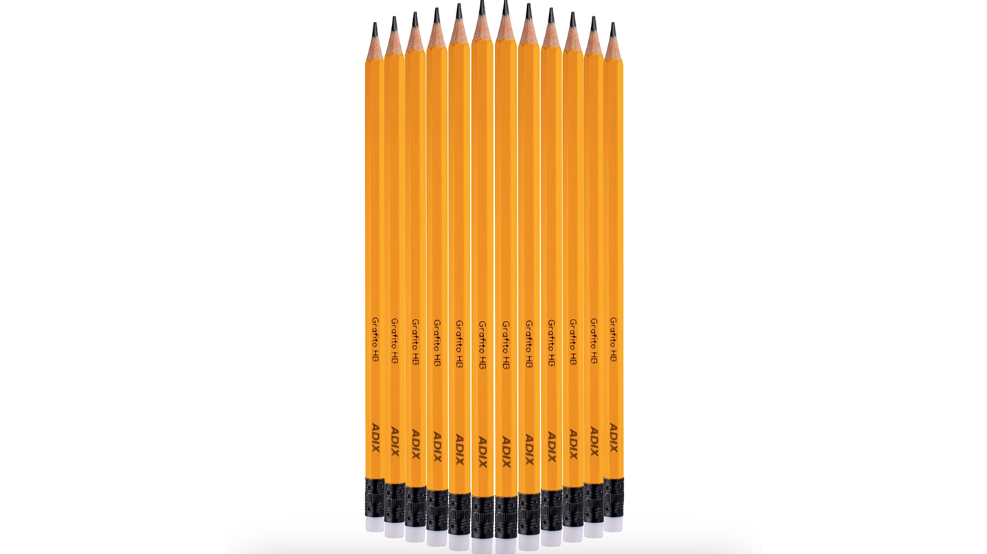 Lápiz Grafito HB Nº2 con  Goma de Borrar 1