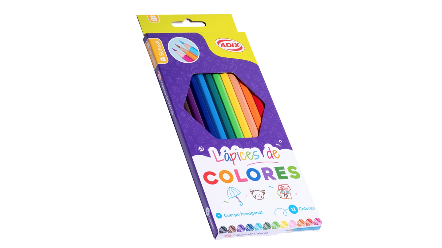 Set de Lápices 12 Colores  2