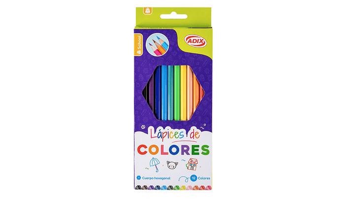 Set de Lápices 12 Colores  1