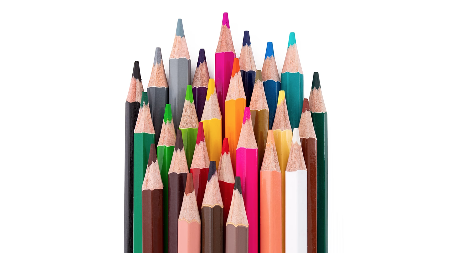 Set 24 Lápices de Colores + 3 Lápices Bicolor Skin 3