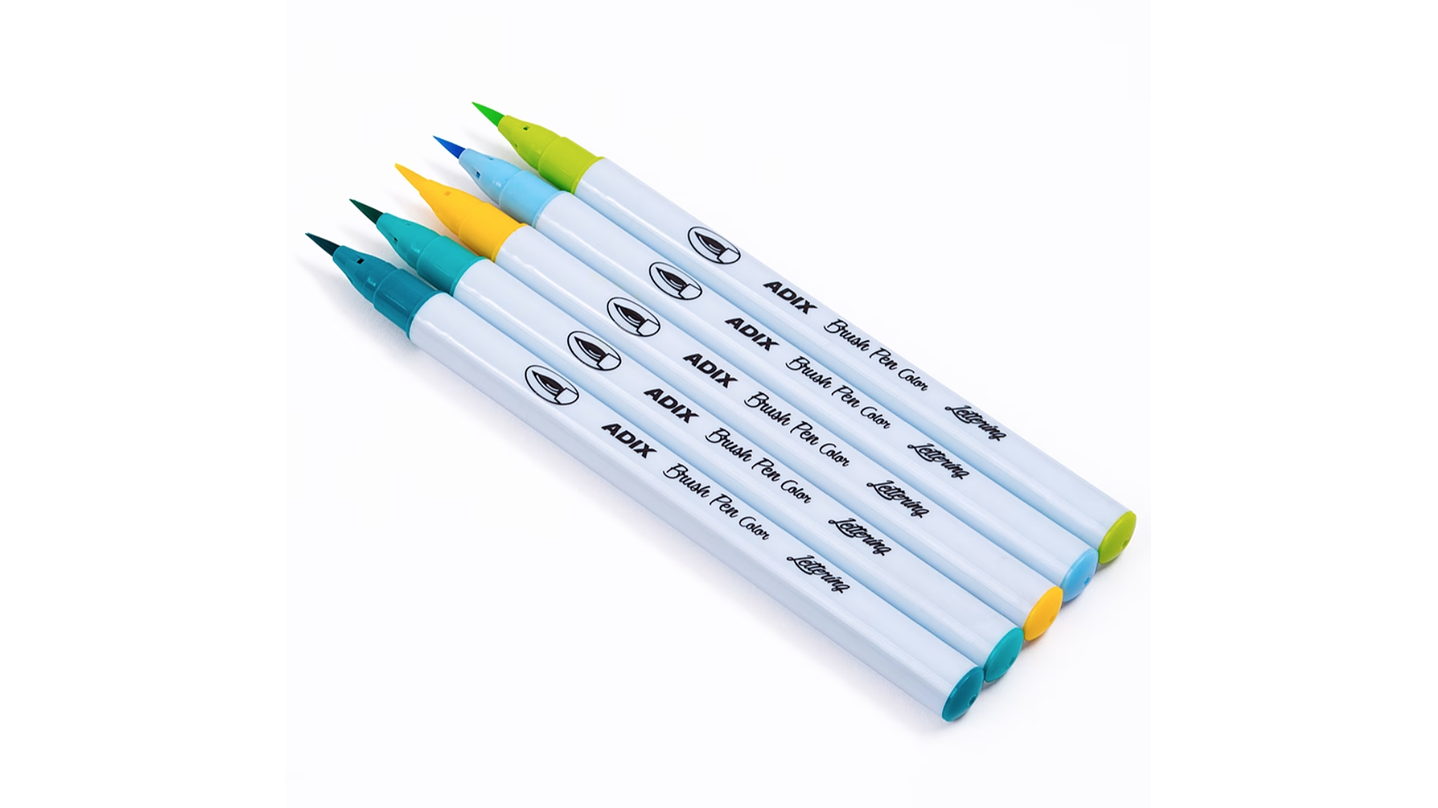 Set Brush Pen 5 Und. 3