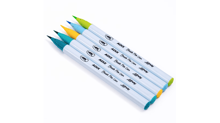 Set Brush Pen 5 Und. 3