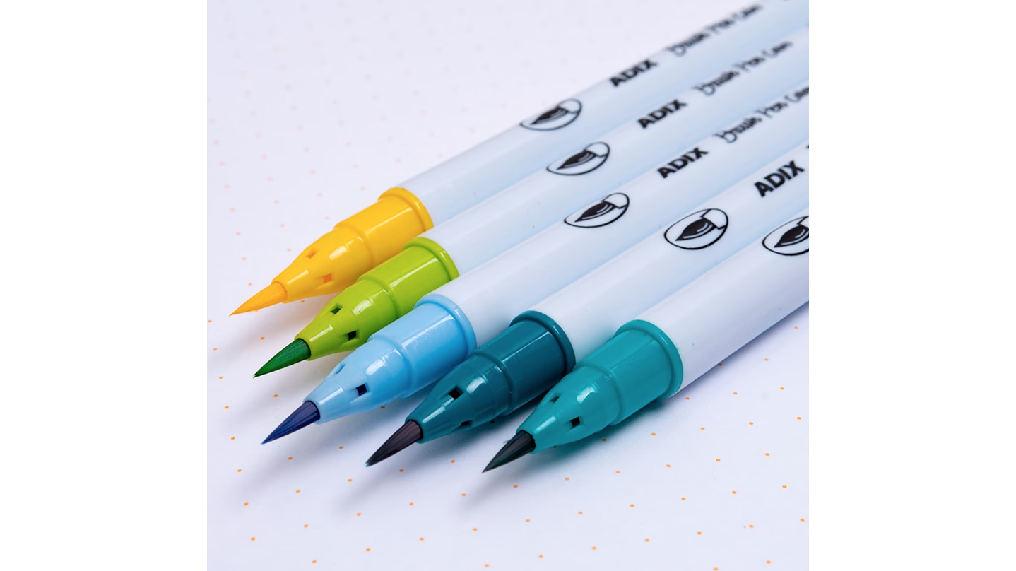 Set Brush Pen 5 Und. 4