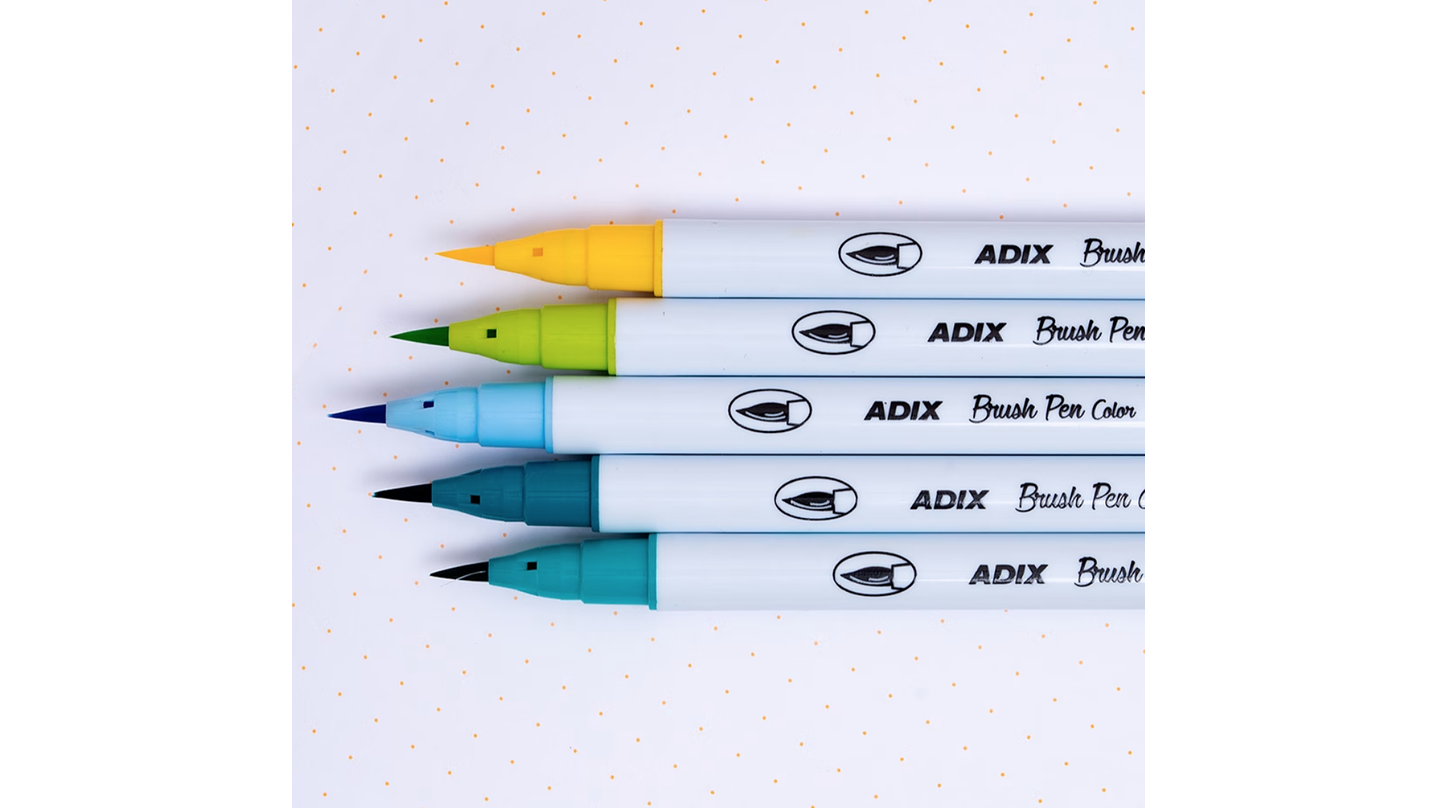 Set Brush Pen 5 Und. 6