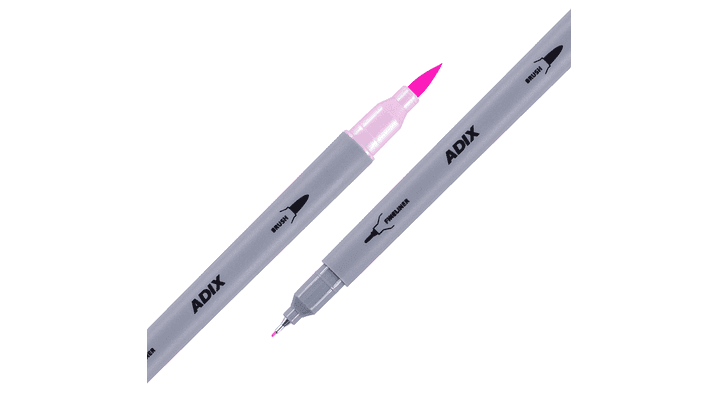 Set de Marcadores Brush Pen / Fineliner 6 Colores 3