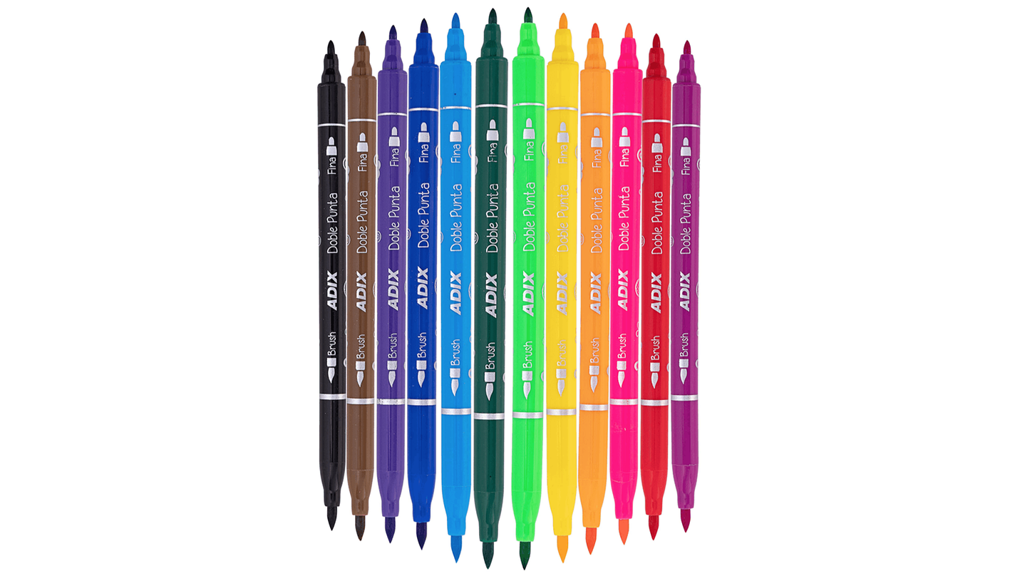 Set Marcadores 12 Colore Doble Punta 3