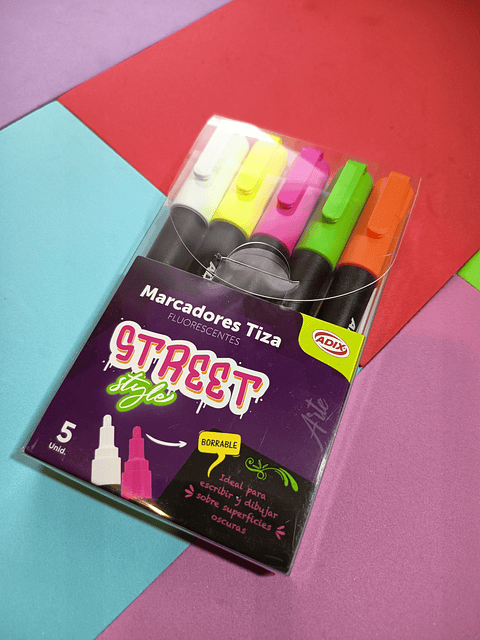 Marcadores de tiza Adix 5U