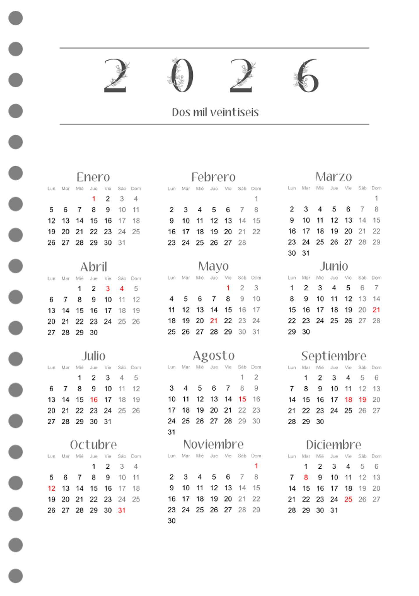 Cuaderno planificador Armonías B5 4