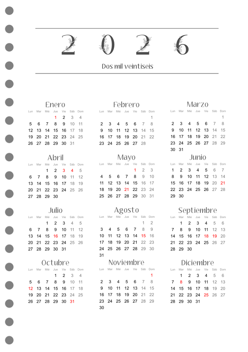 Cuaderno planificador Armonías B5 4