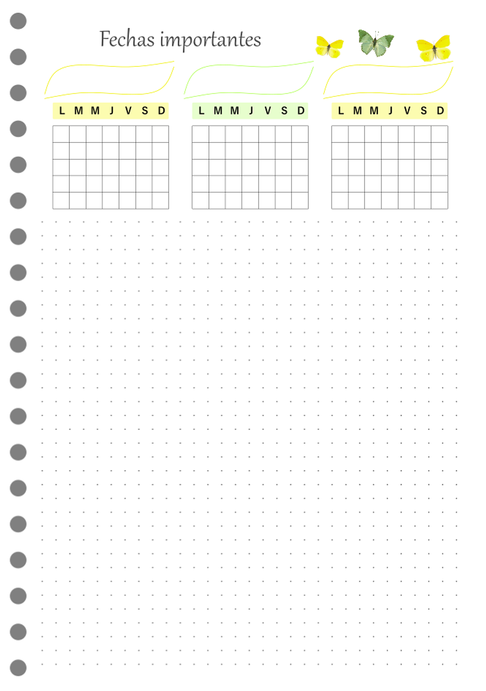 Cuaderno planificador Armonías B5 6