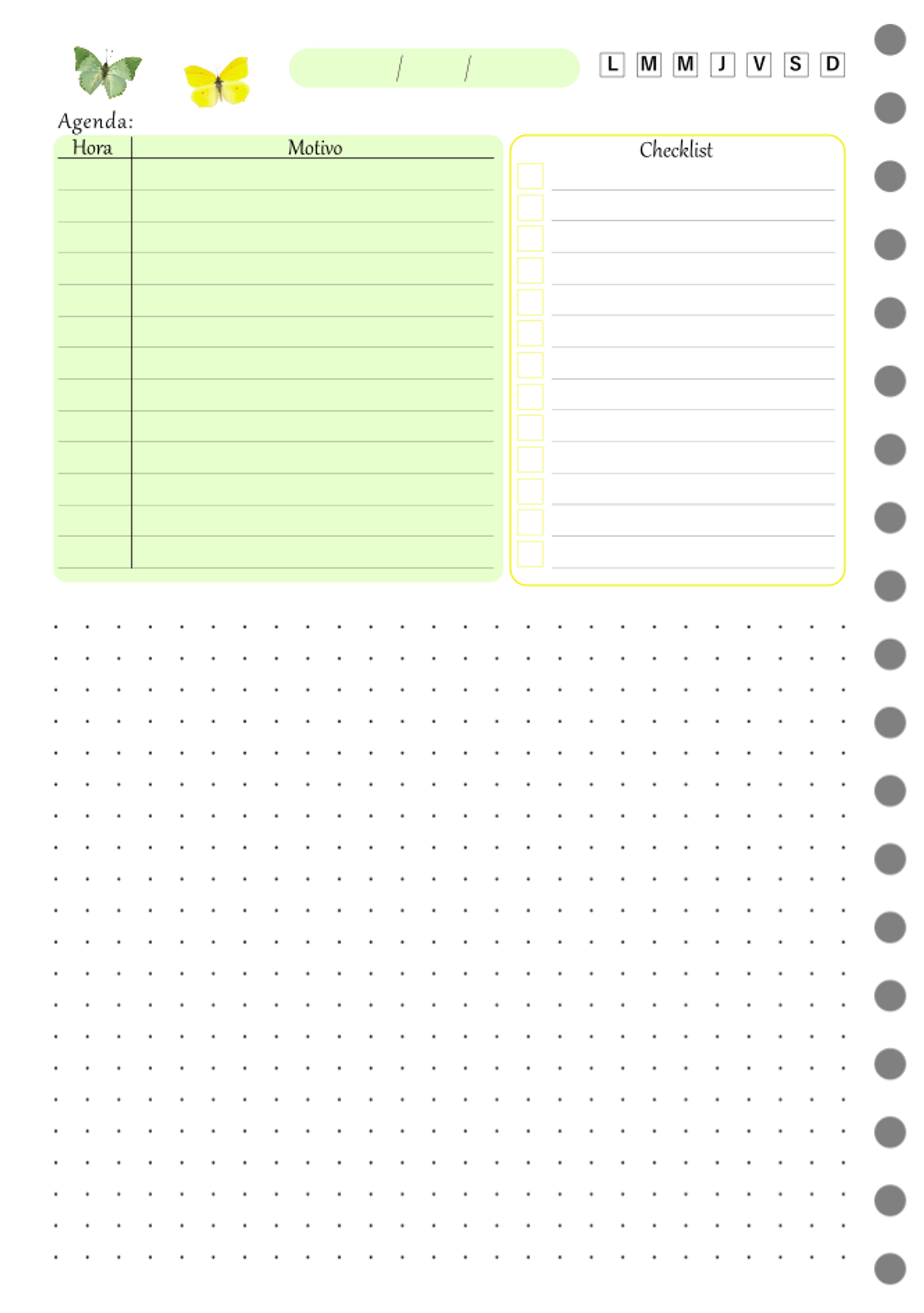 Cuaderno planificador Armonías B5 9