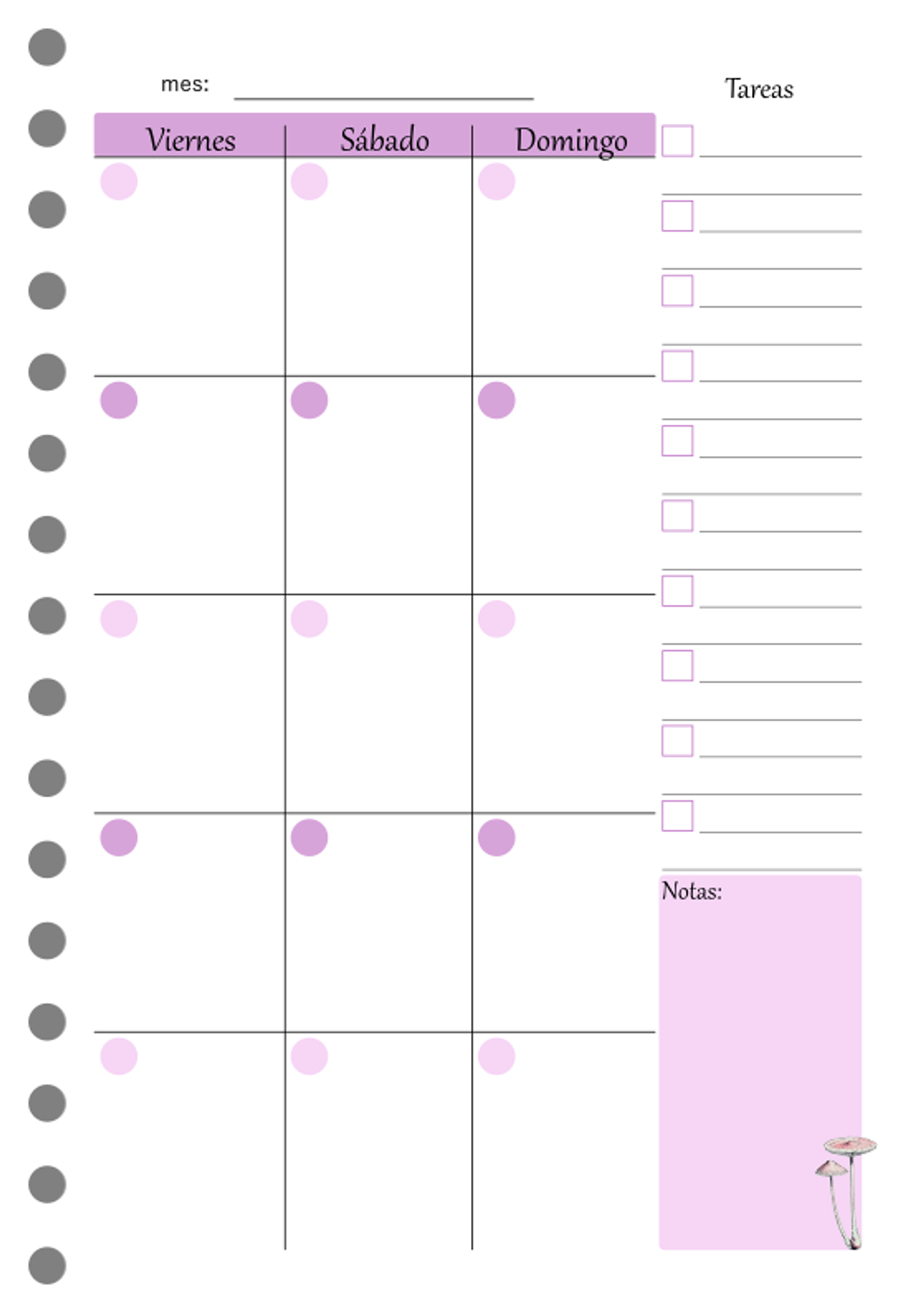 Cuaderno planificador Armonías A5 7