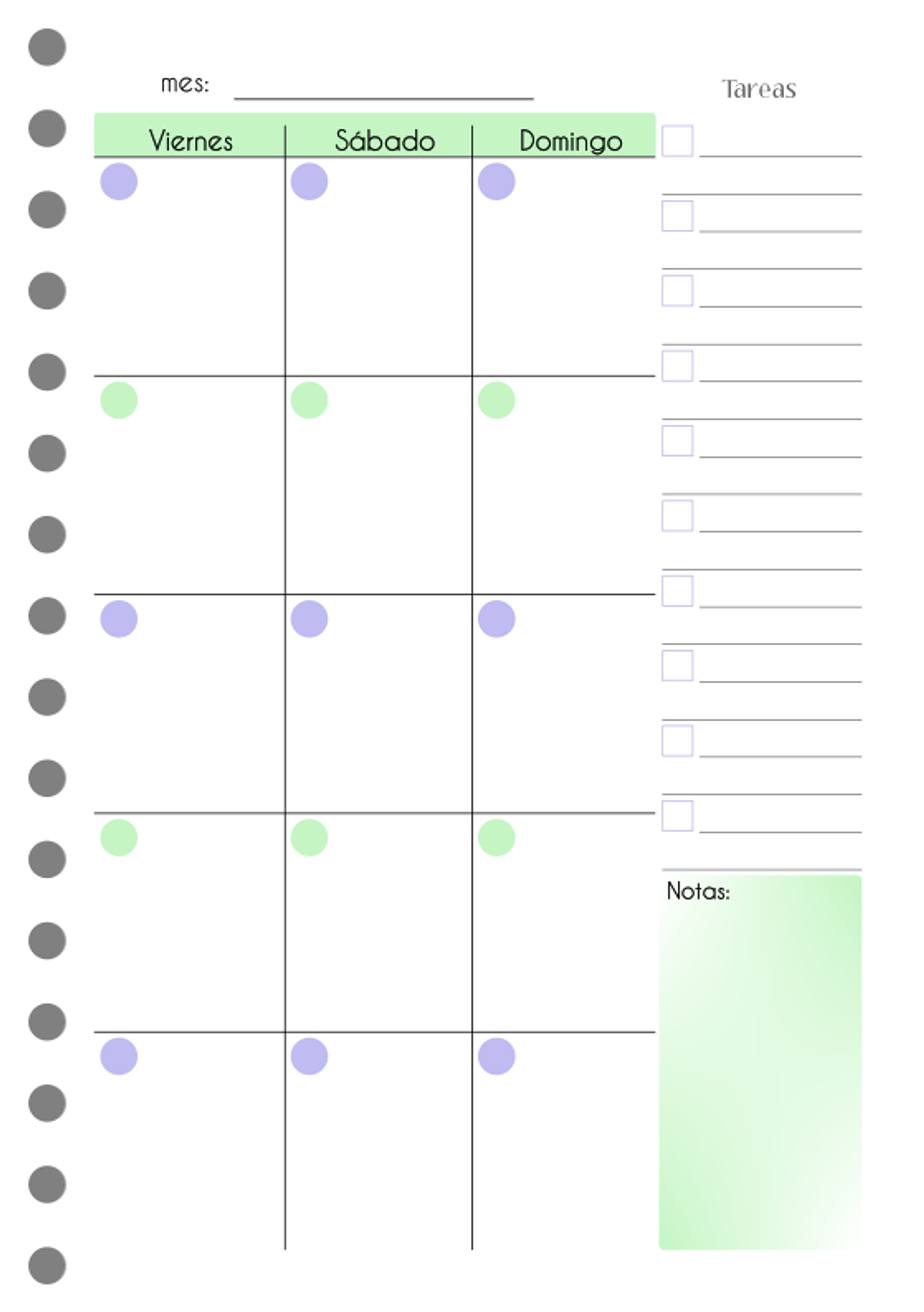 Cuaderno planificador Paisajes A5 9