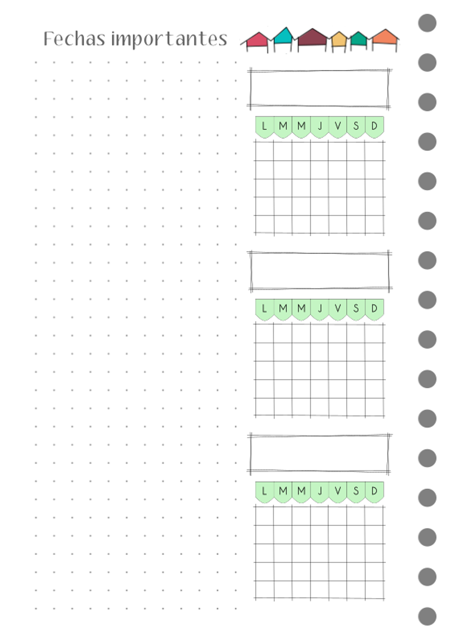 Cuaderno planificador Paisajes A5 6