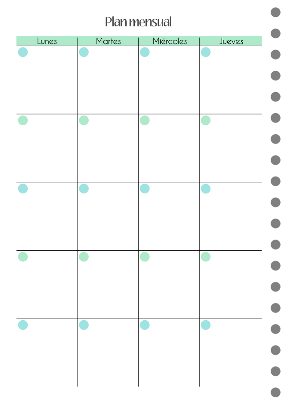 Cuaderno planificador Paisajes B5 8