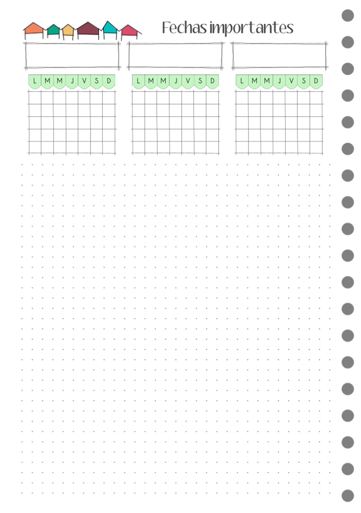 Cuaderno planificador Paisajes B5 6