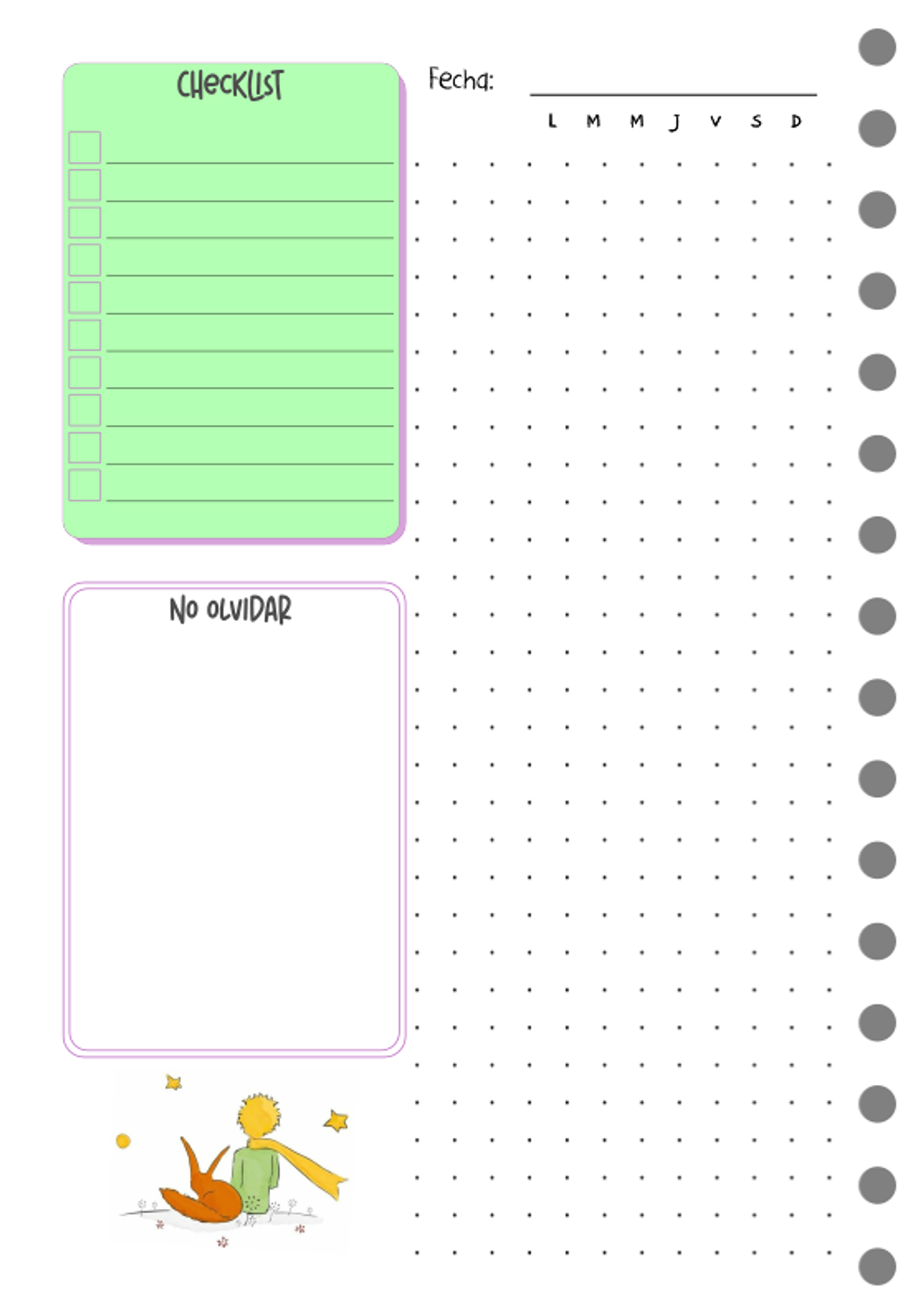 Cuaderno planificador Pop! B5 9