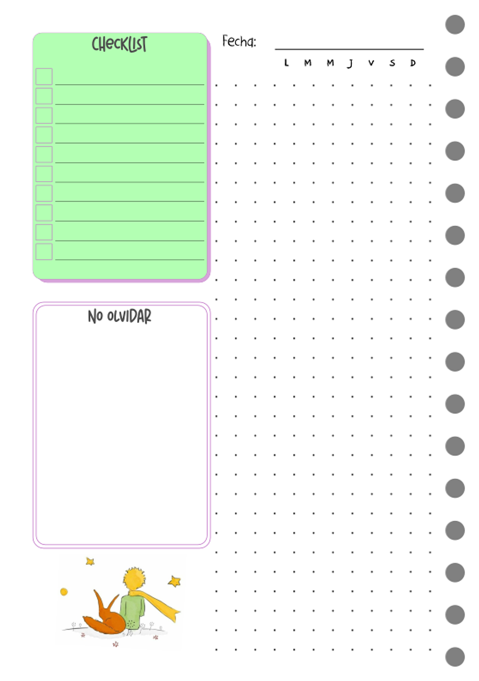 Cuaderno planificador Pop! B5 9