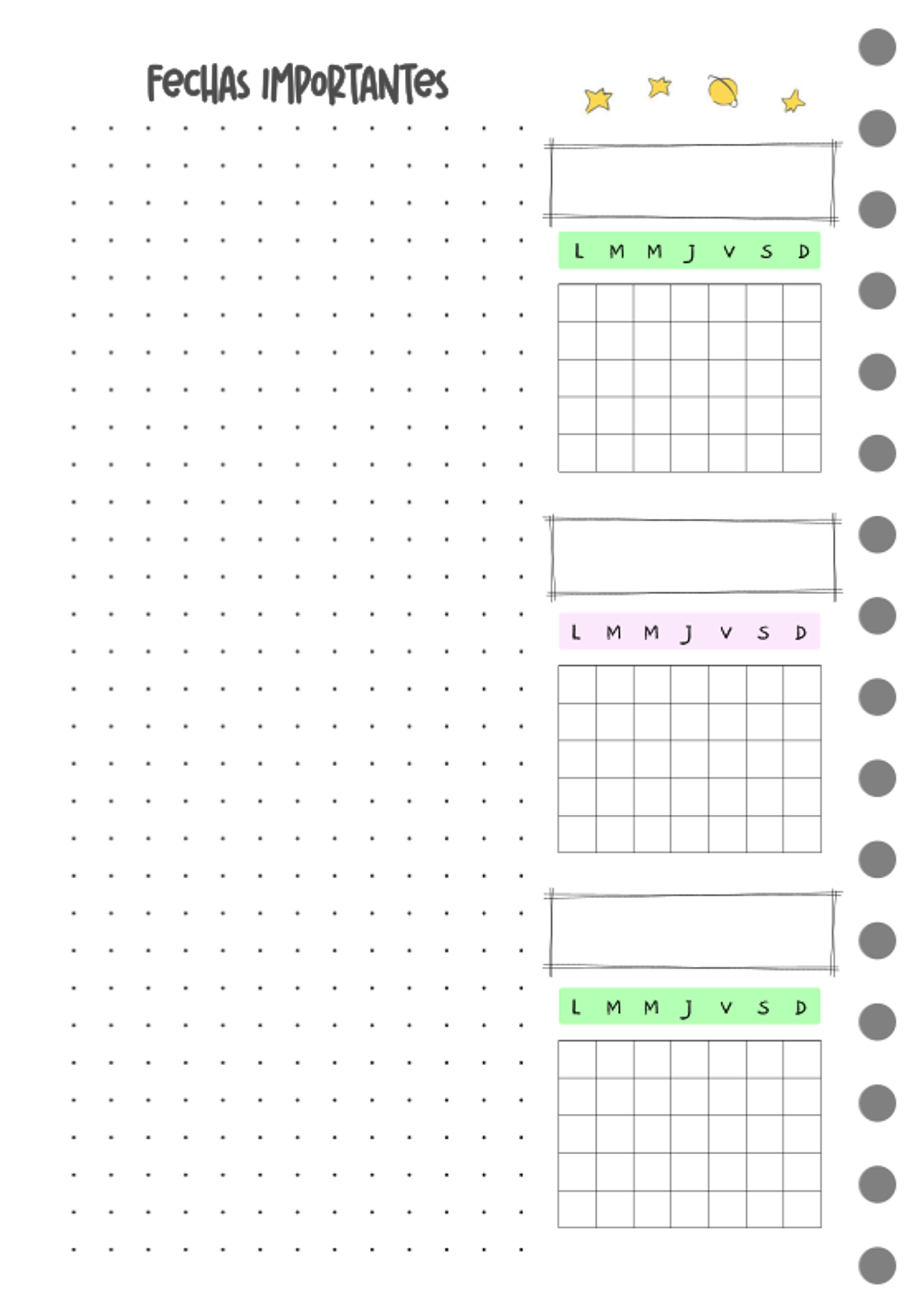 Cuaderno planificador Pop! B5 5