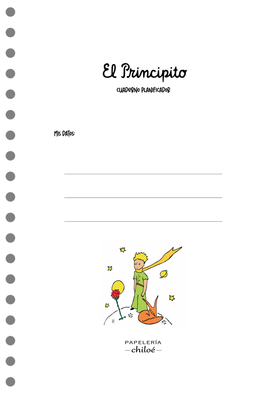 Cuaderno planificador Pop! B5 3