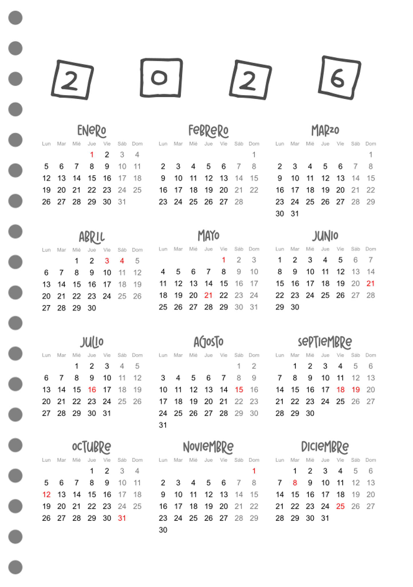 Cuaderno planificador Pop! B5 4