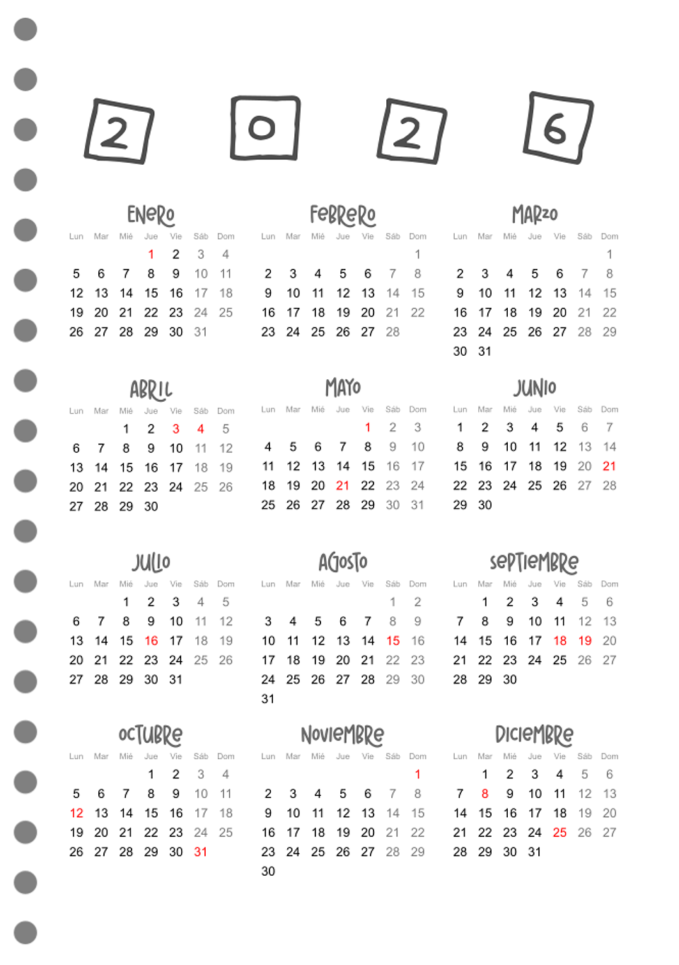 Cuaderno planificador Pop! B5 4