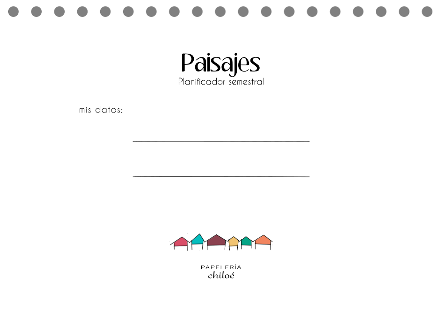 Planificador semestral 6