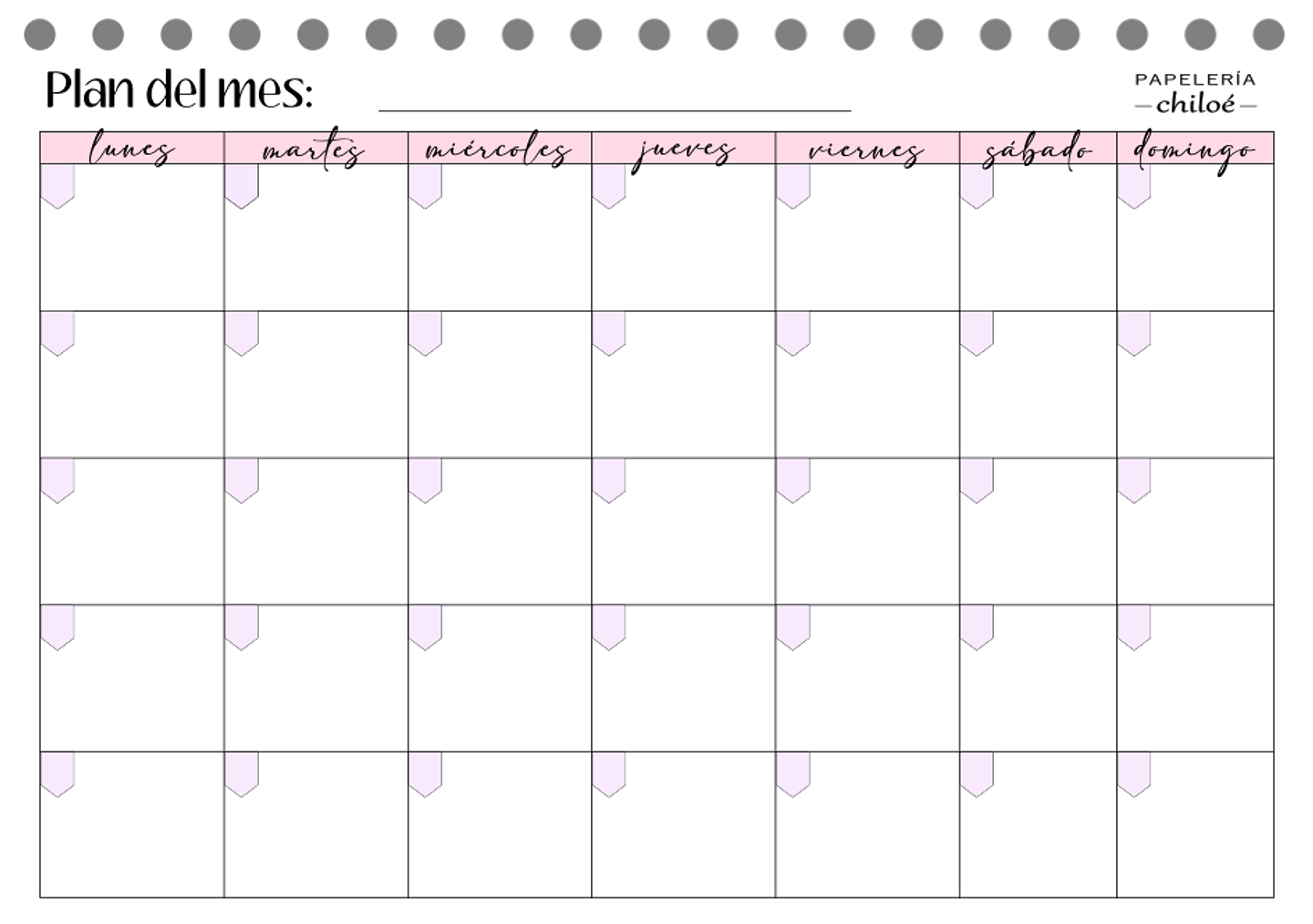 Planificador semestral 11