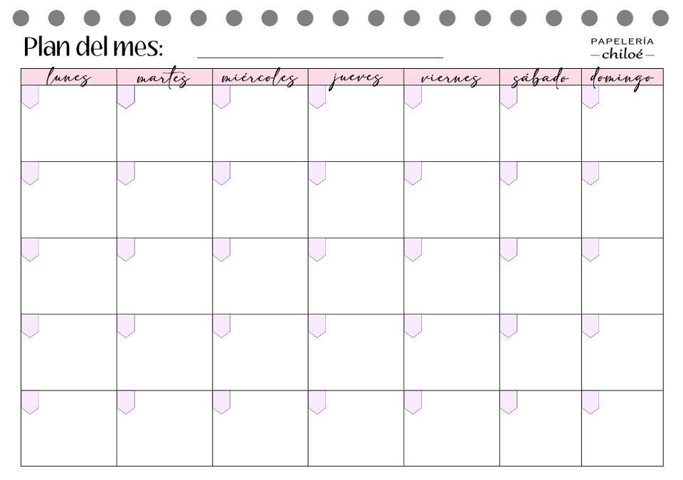 Planificador semestral 11
