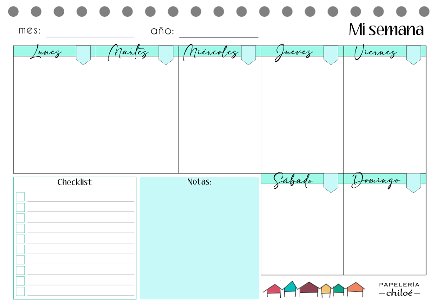 Planificador semestral 12