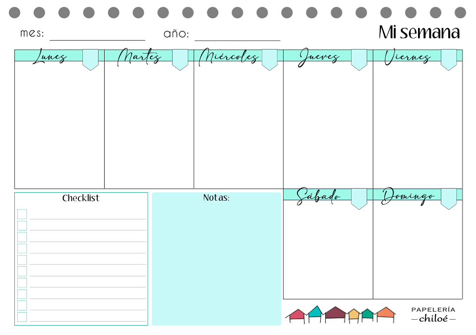 Planificador semestral 12