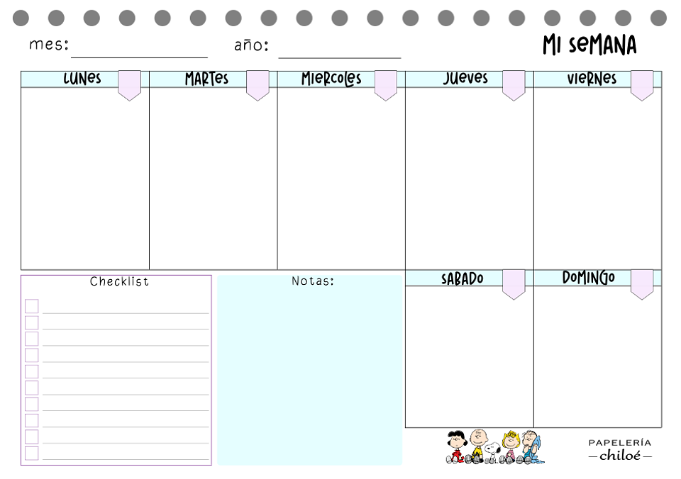 Planificador semestral 13