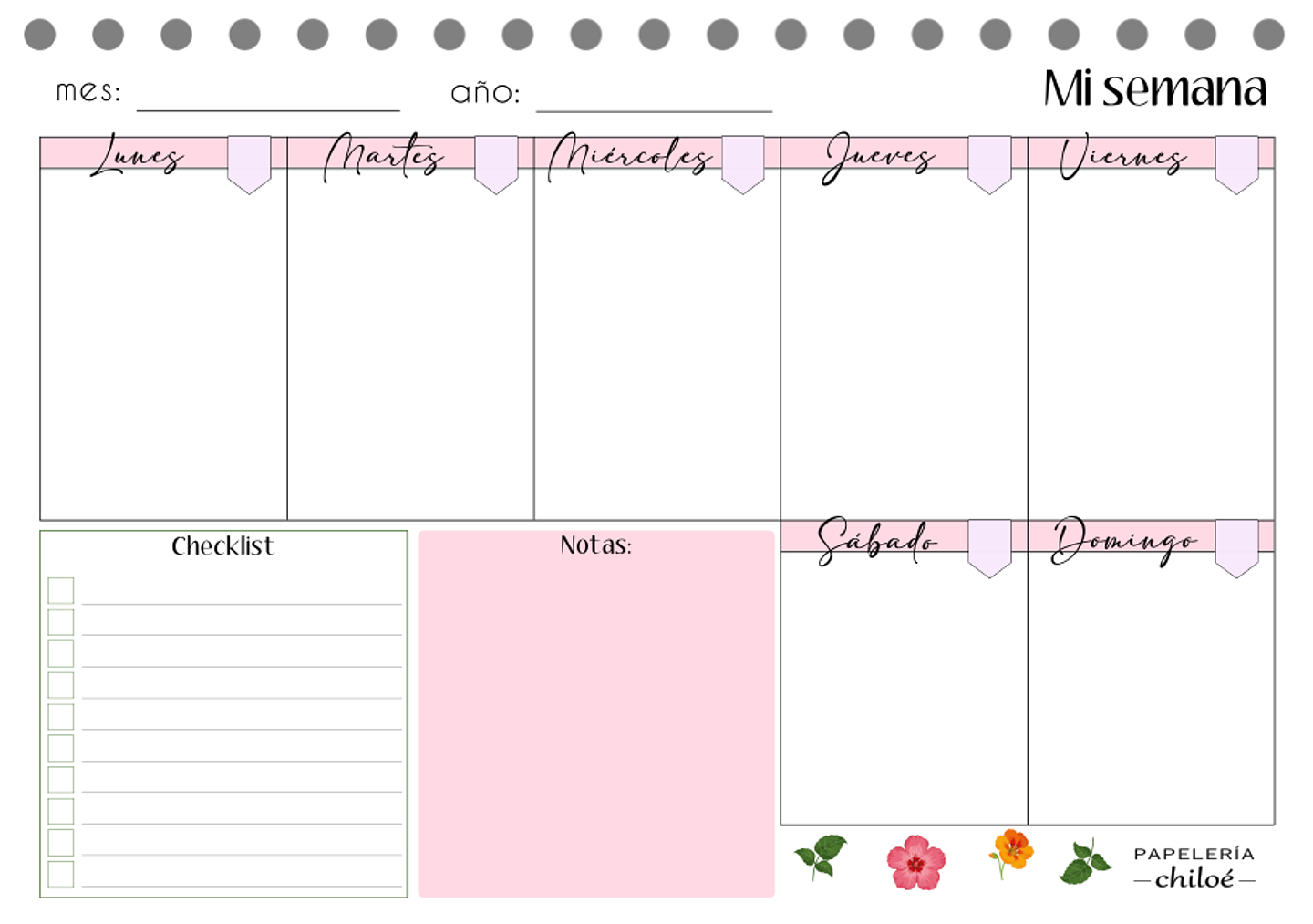 Planificador semestral 14