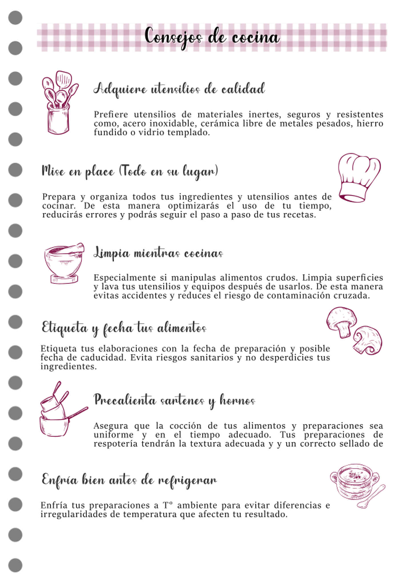 Cuaderno recetario B5 6