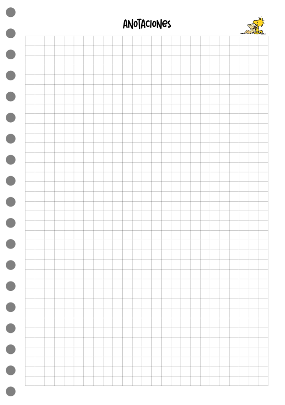 Planificador anual Snoopy B5 10