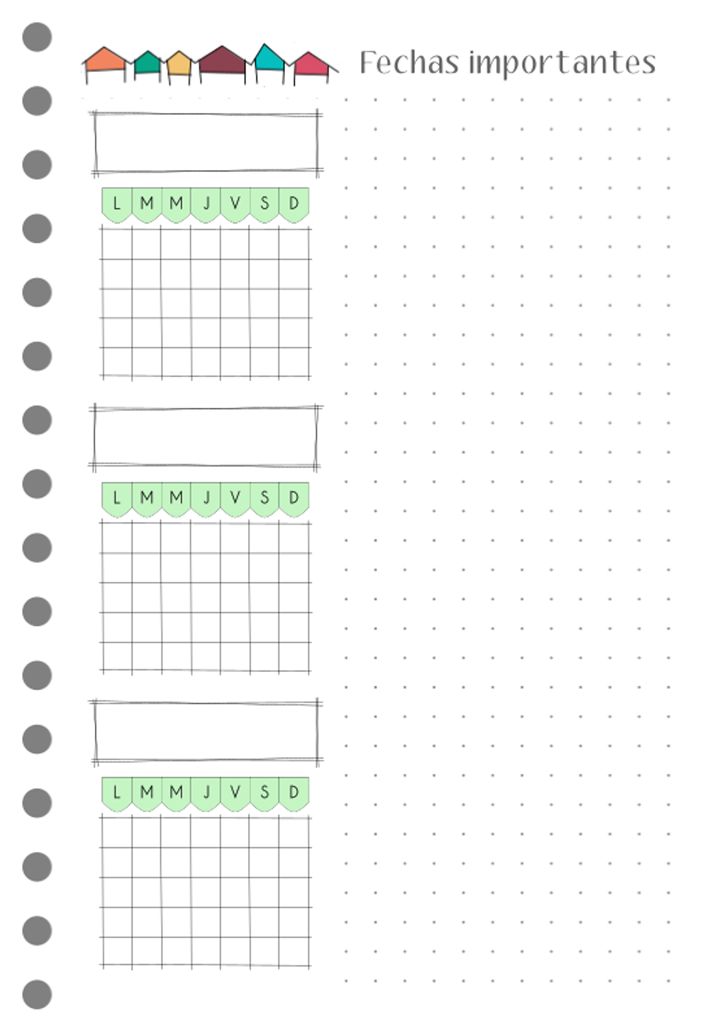 Cuaderno planificador Paisajes A5 7