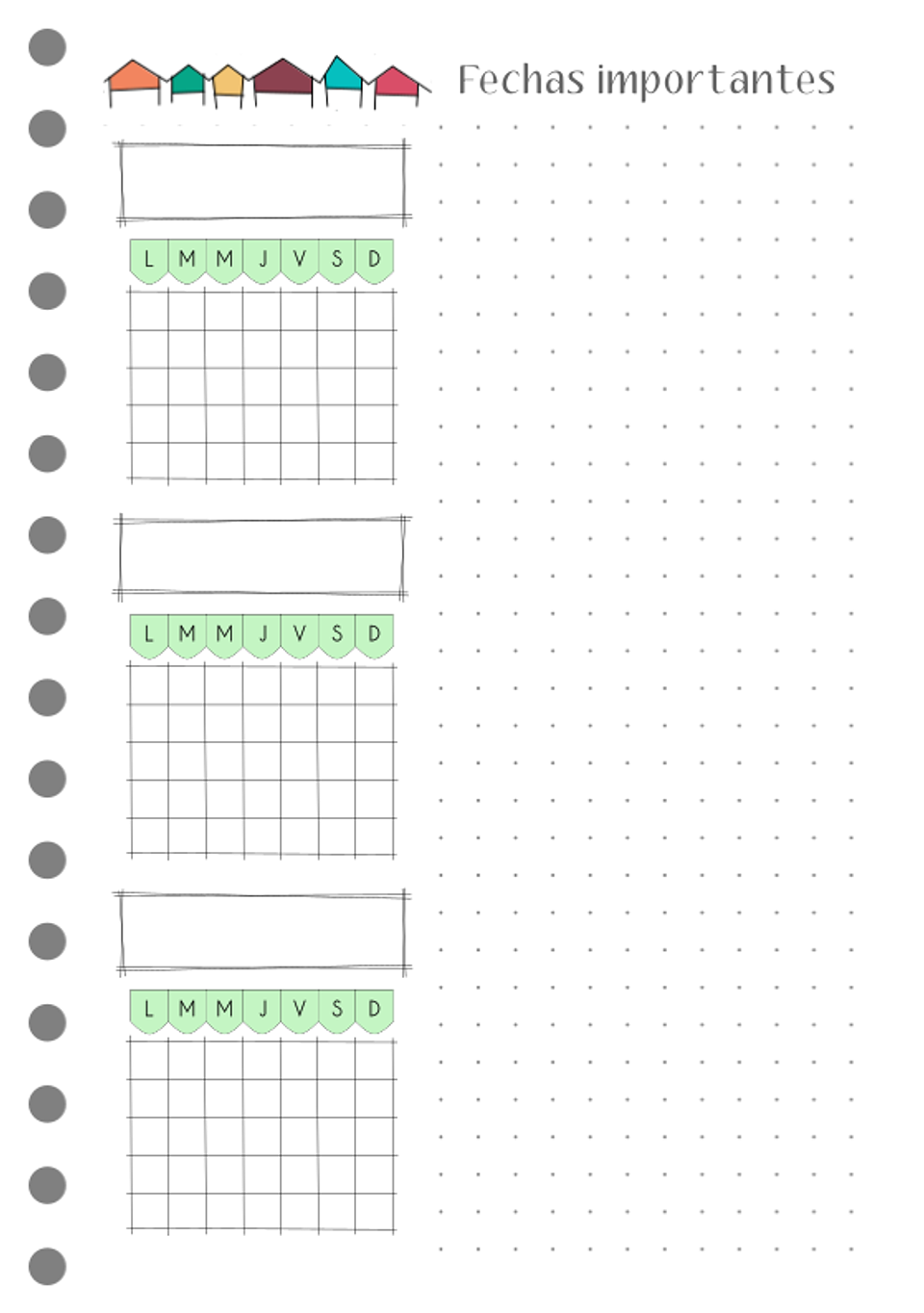 Cuaderno planificador Paisajes A5 7