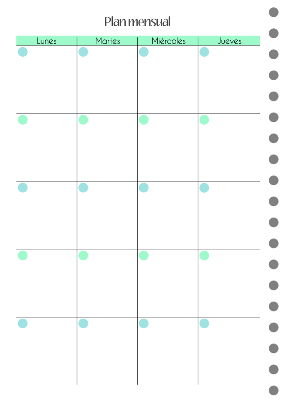 Planificador anual Paisajes B5 6