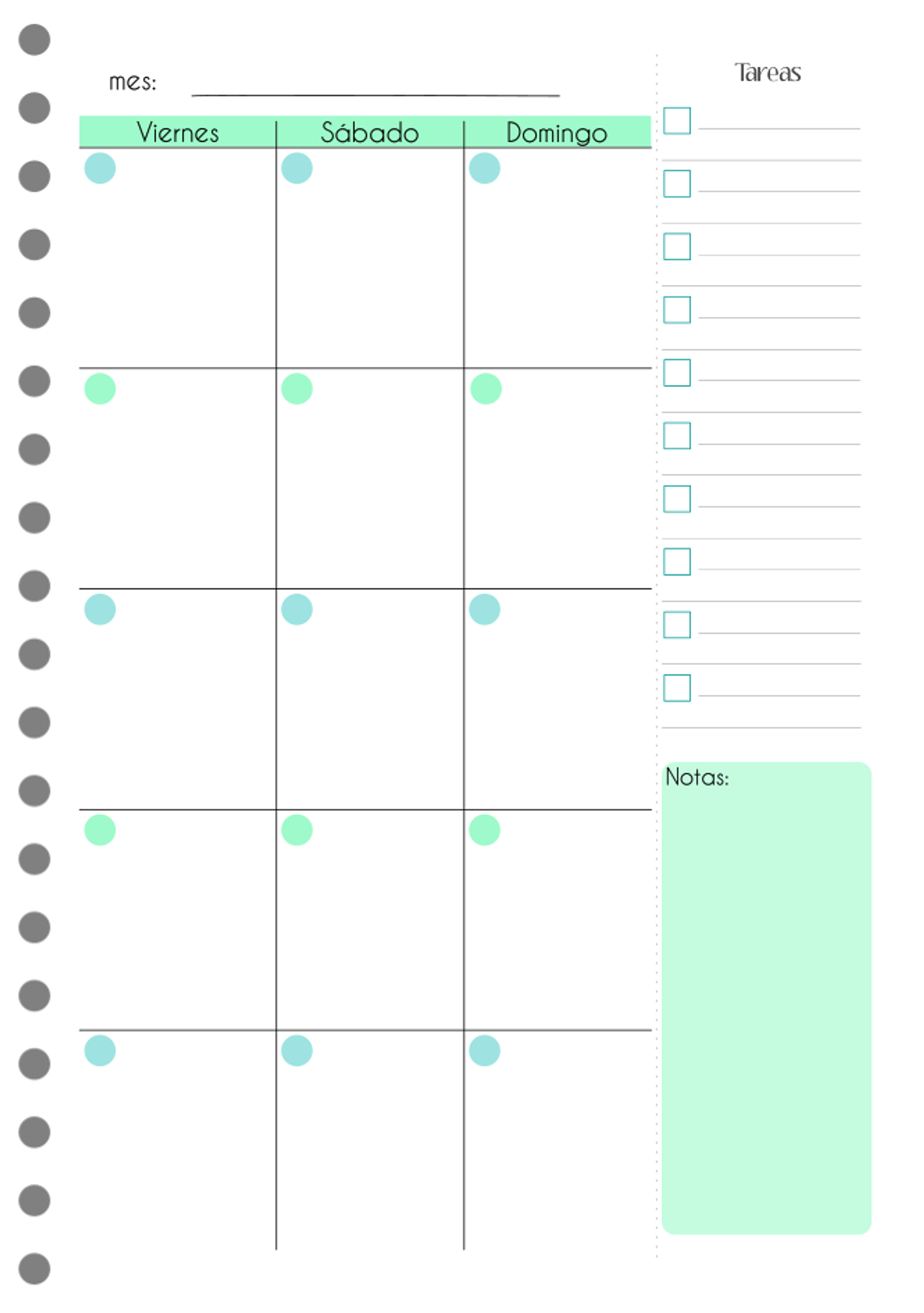 Planificador anual Paisajes B5 7