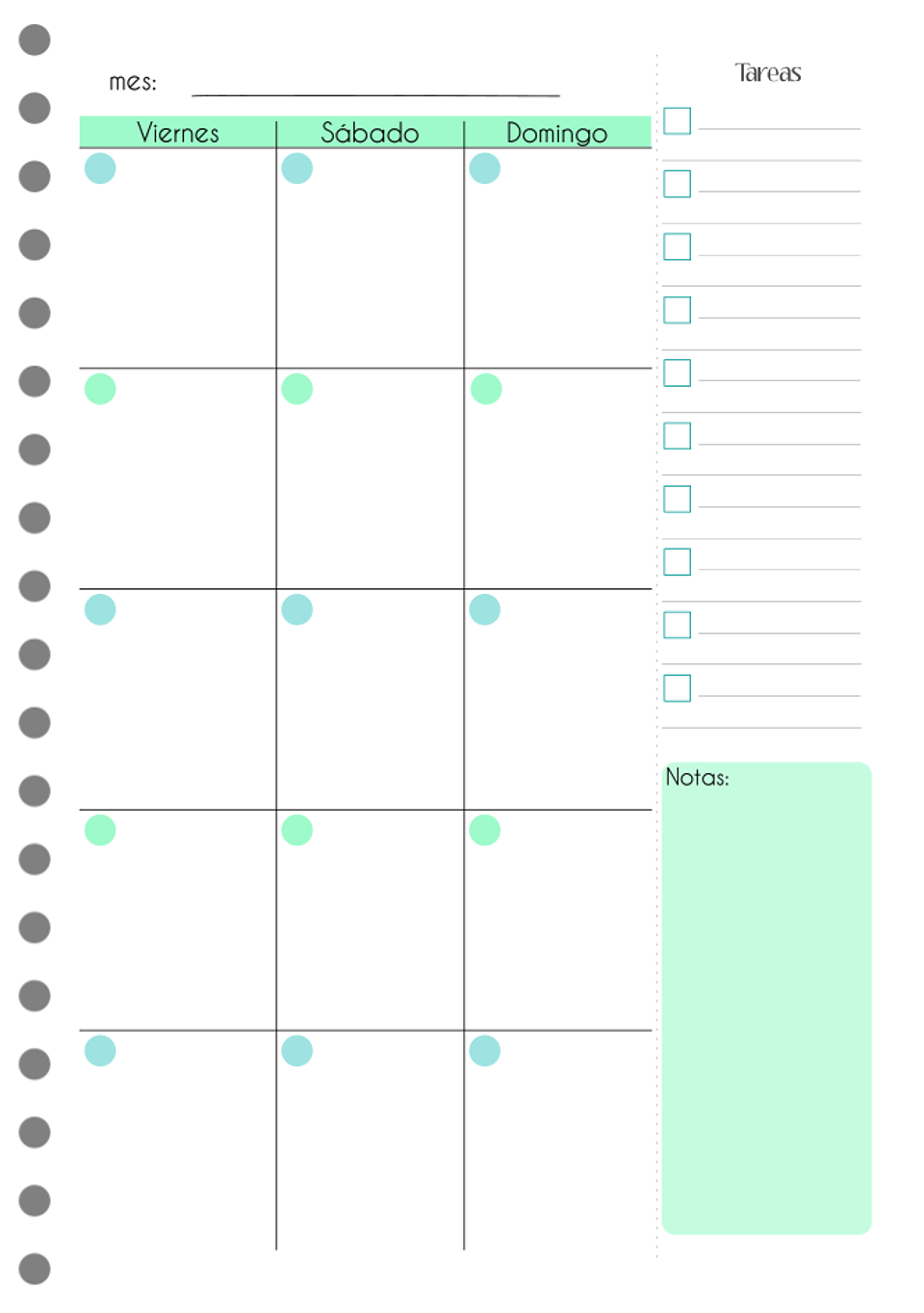 Planificador anual Paisajes B5 7