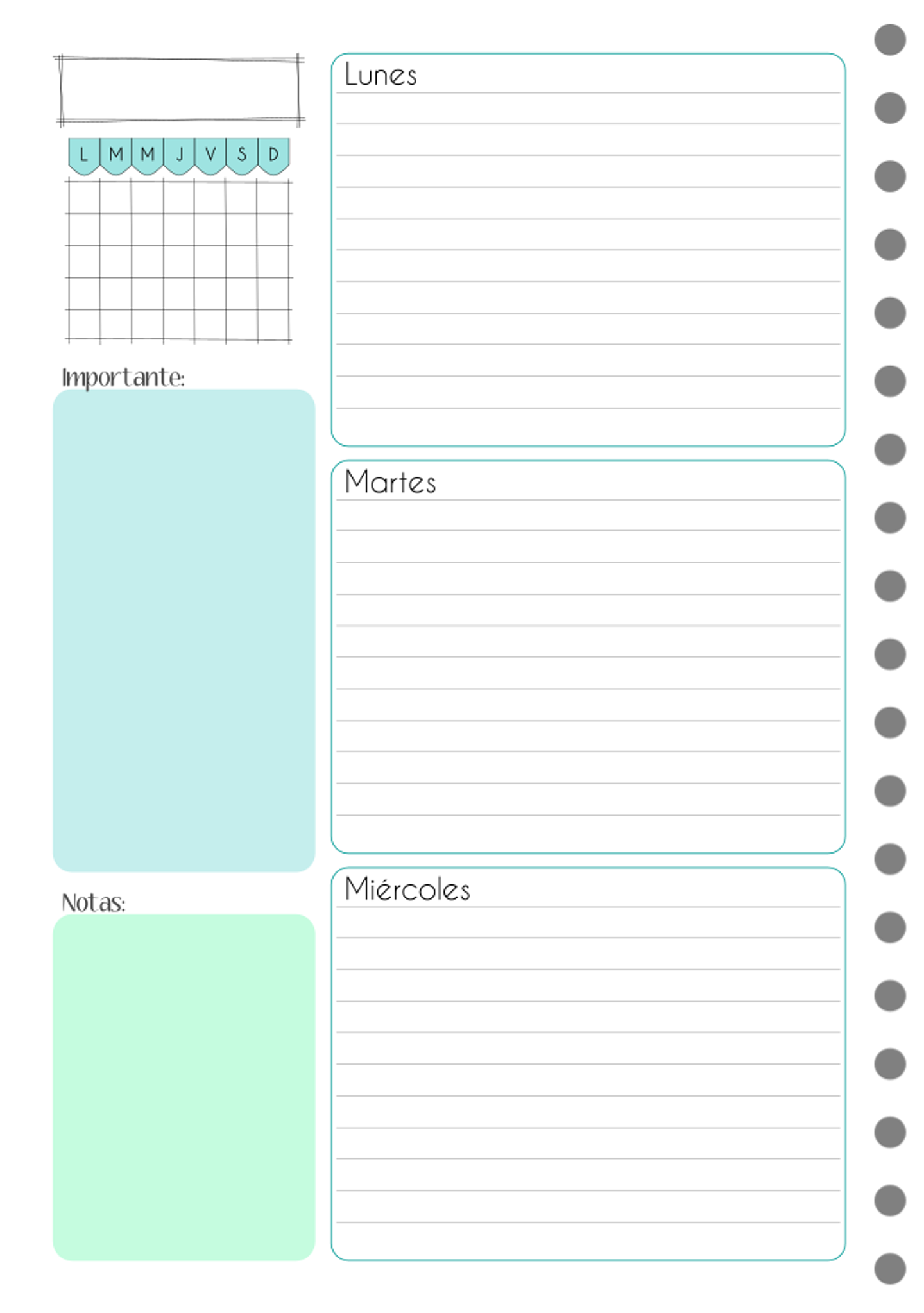 Planificador anual Paisajes B5 8