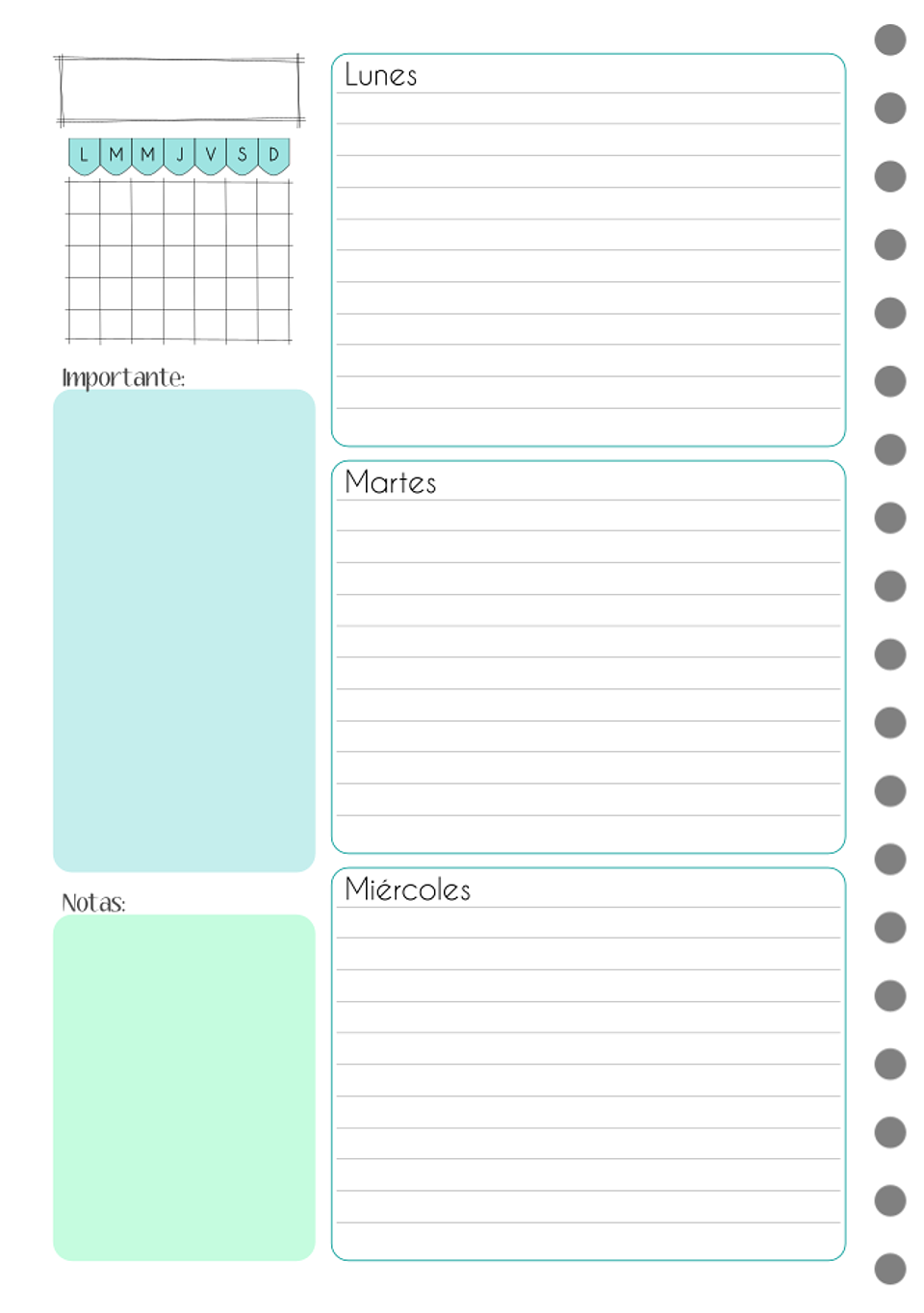 Planificador anual Paisajes B5 8