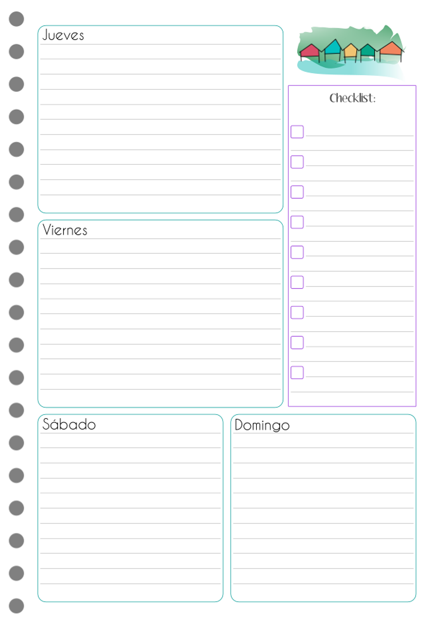 Planificador anual Paisajes B5 9