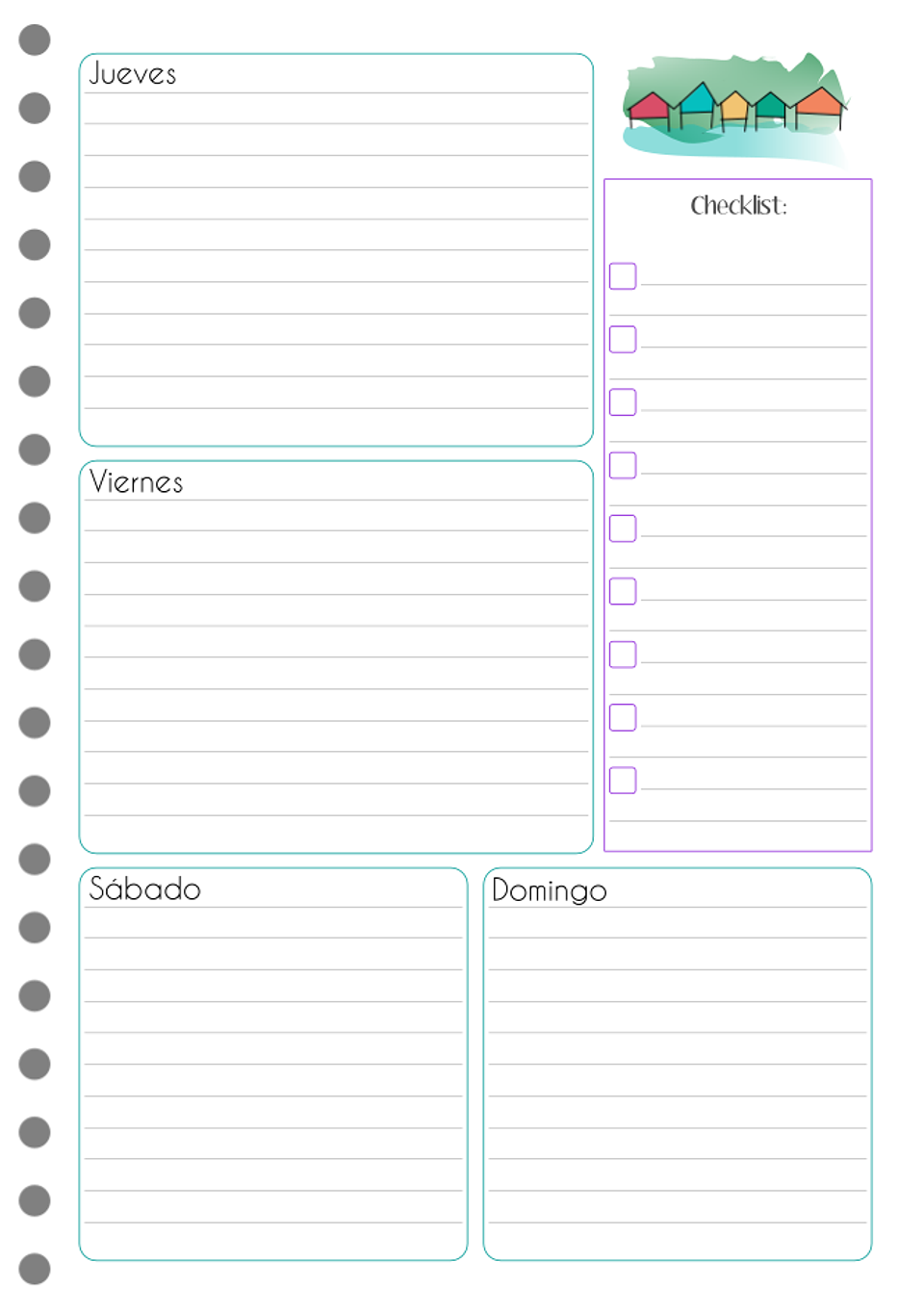 Planificador anual Paisajes B5 9