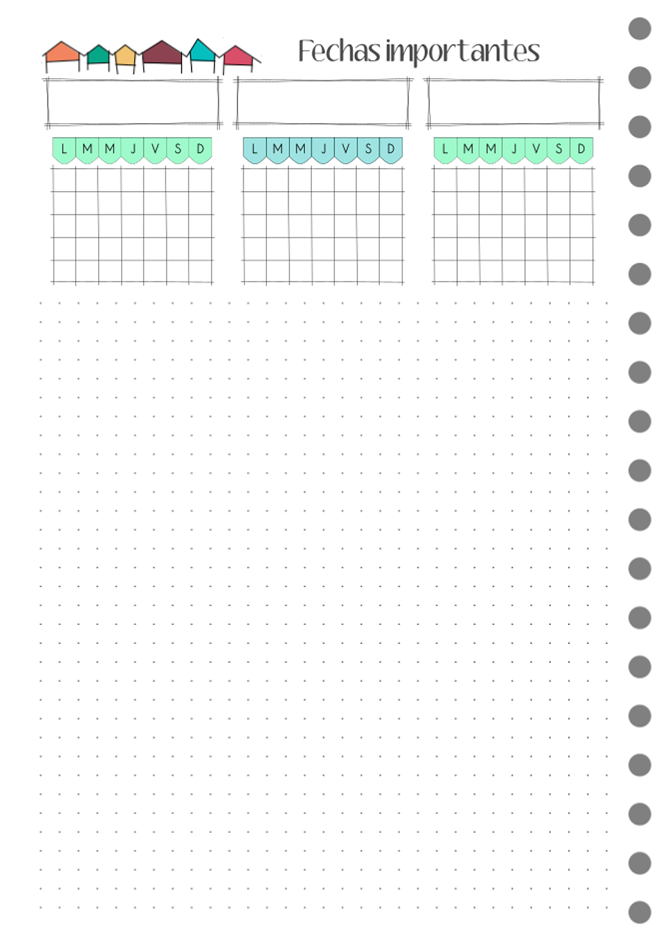 Planificador anual Paisajes B5 4