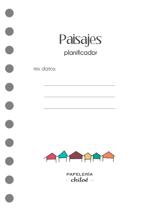 Planificador anual Paisajes A6