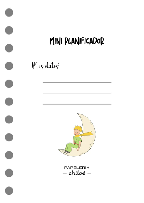 Planificador anual Principito A6